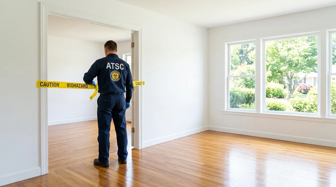 Certified biohazard cleanup crew performing Crime Scene Cleanup in Jurupa Valley