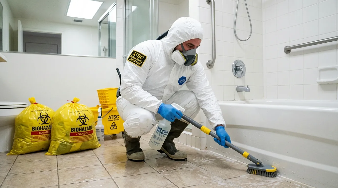 Decontamination equipment deployed for Blood Cleanup in Jurupa Valley